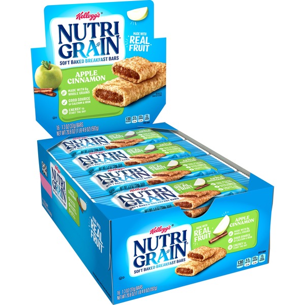 Kellogg's NutriGrain Soft Baked Breakfast Bars Apple