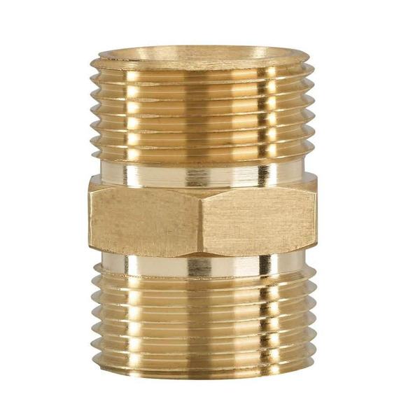 Ryobi Male M22 X Male M22 14 Mm 4500-psi Pressure Washer Hose To Hose Coupler