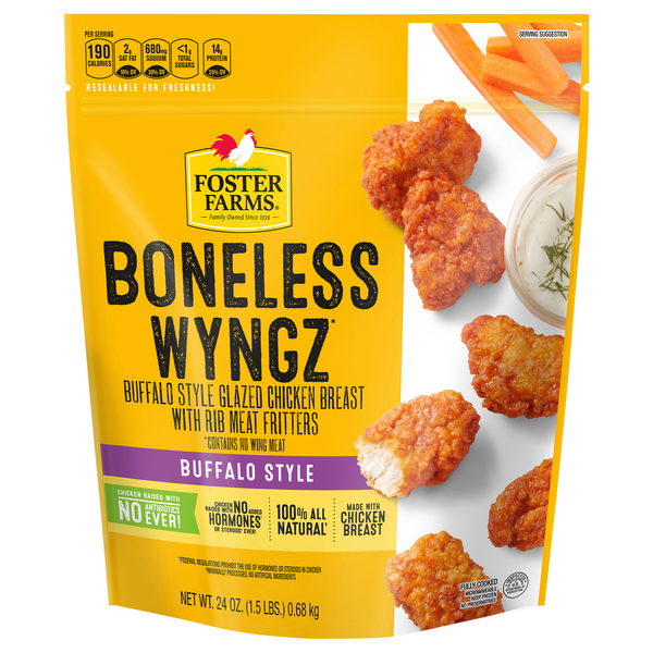 Foster Farms Boneless Buffalo Style Chicken Wyngz