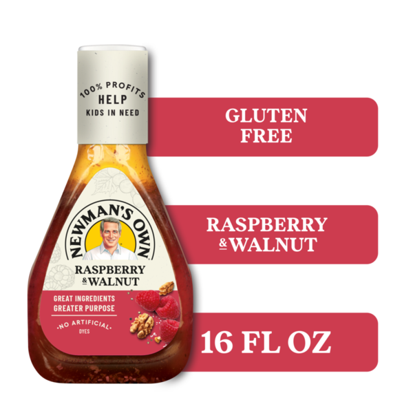 Newman's Own Raspberry & Walnut Dressing Same-Day Delivery or Pickup |  Jerry's Foods