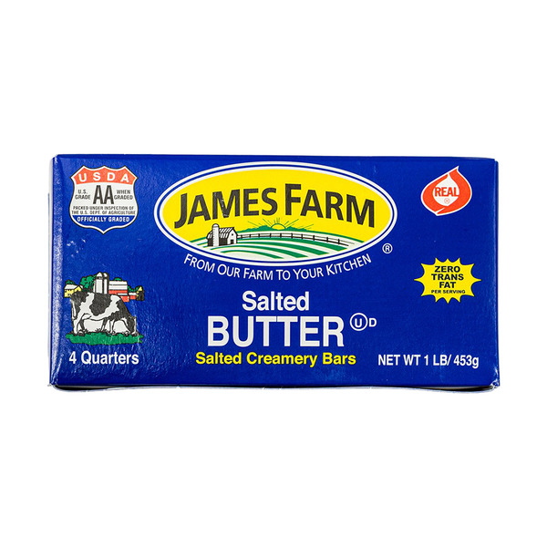 James Farm- Salted Butter Quarters - 1 lb