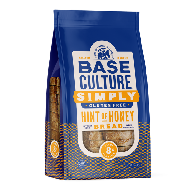 Base Culture Simply Hint of Honey Gluten Free Bread Same-Day