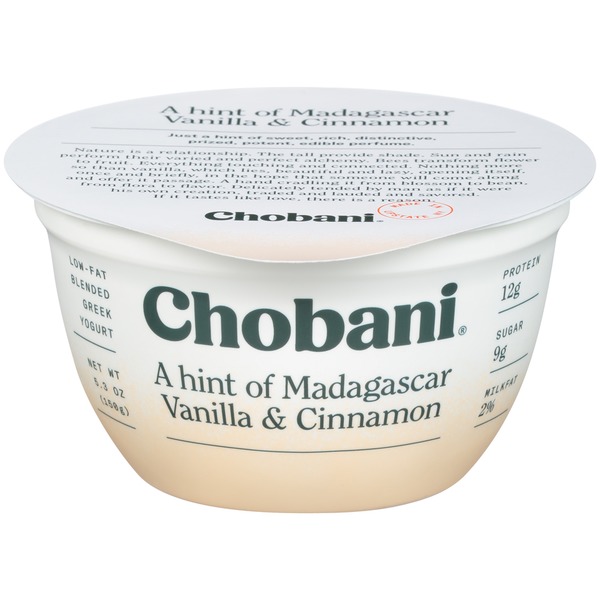 Chobani Vanilla Greek Yogurt Nutrition Facts Besto Blog