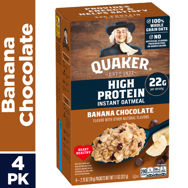 Quaker Banana & Chocolate Instant Oatmeal