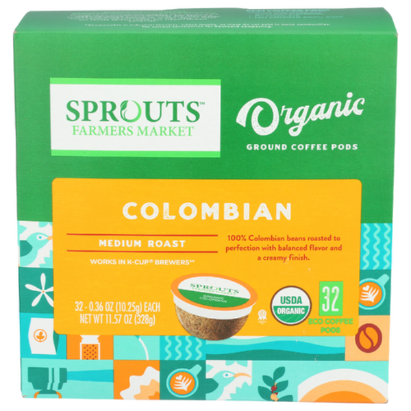 Sprouts Organic Colombian Coffee Pods Same-Day Delivery or Pickup | Sprouts  Farmers Market