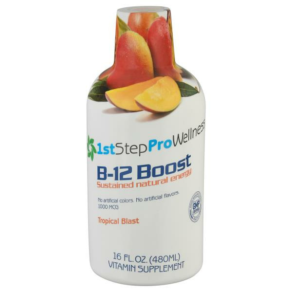 1st Step Pro-Wellness B-12 Boost, 1000 mcg, Tropical Blast Same-Day ...