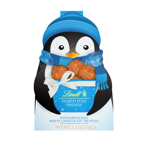 Lindt North Pole Friends Snickerdoodle Chocolate Penguin Same-Day