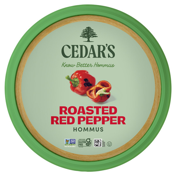 Cedar's Foods Roasted Red Pepper Hommus