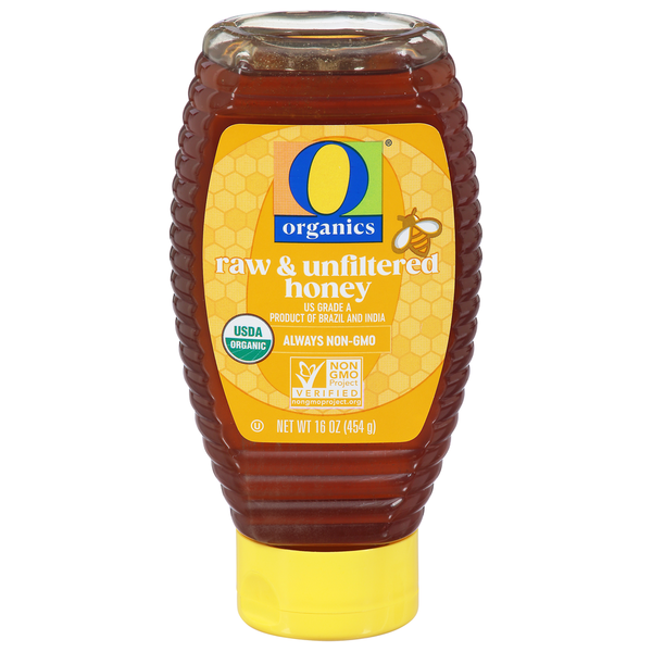 O Organics Honey, Raw & Unfiltered