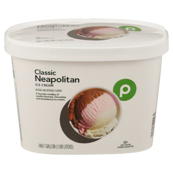 Publix Ice Cream, Neapolitan, Classic Same-Day Delivery or Pickup