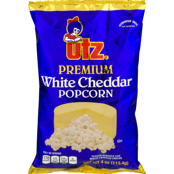 Utz Premium Popcorn White Cheddar (4 oz) Instacart
