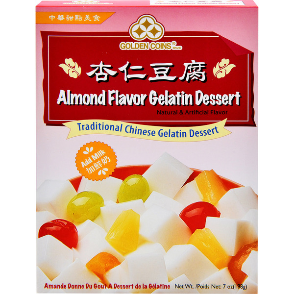 Golden Coin Almond Flavor Gelatin Dessert