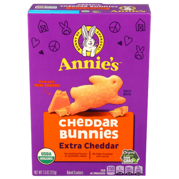 Annie's Homegrown Extra Cheesy Cheddar Bunnies