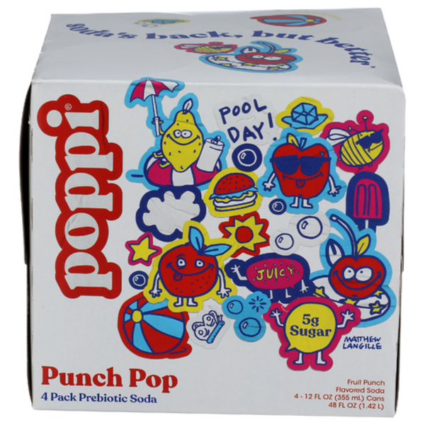 Poppi Prebiotic Soda, Punch Pop Same-Day Delivery or Pickup