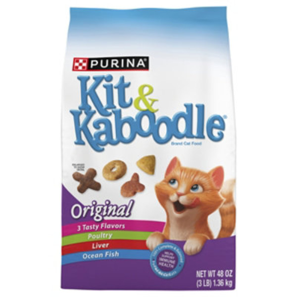 Purina Purina Kit and Kaboodle Dry Cat Food Original Poultry, Liver and Ocean Fish Flavors