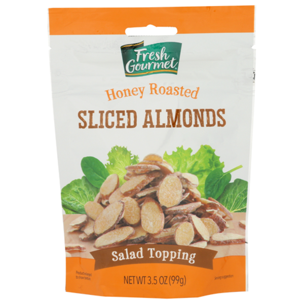 Fresh Gourmet Sliced Honey Roasted Almonds