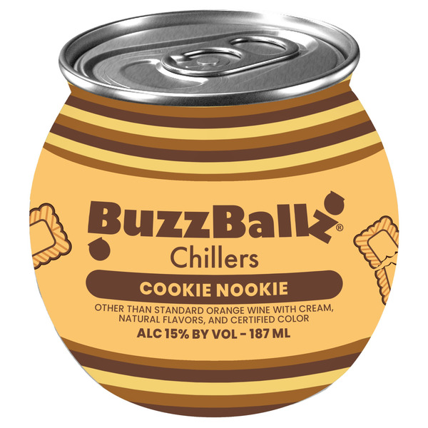 BuzzBallz Cookie Nookie Chillers, 187ml 30 Proof Same-Day Delivery