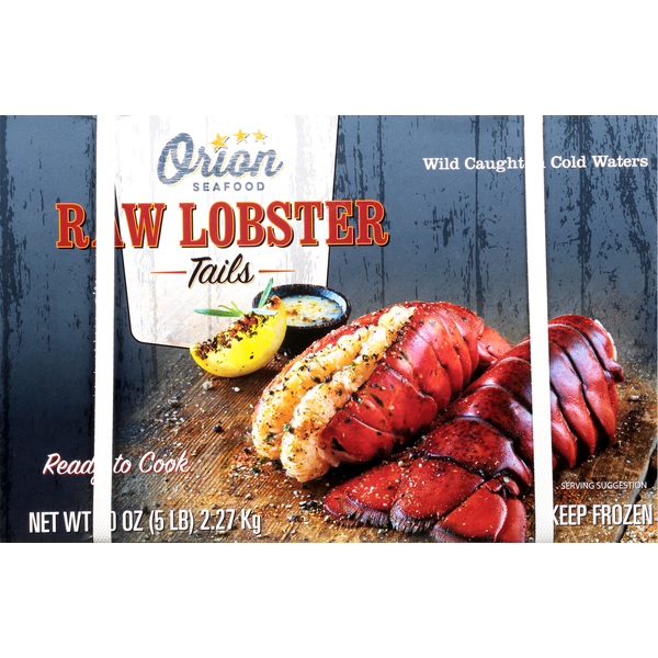 Frozen Cold-Water Lobster Tails, 4 oz each - 5 lbs