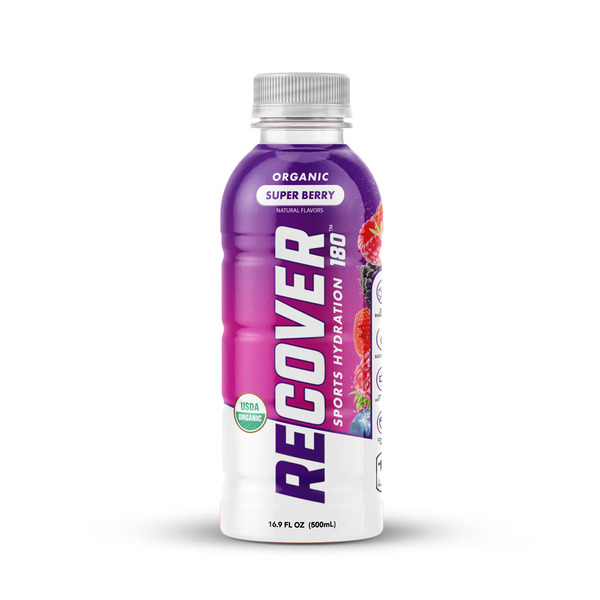 RECOVER 180° Organic Super Berry Hydration Beverage Same-Day
