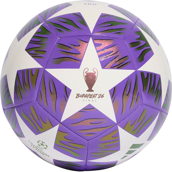 adidas UEFA Champions League 25/26 Final Training Soccer Ball, Size 4 - Pantone/White