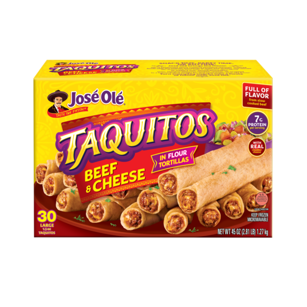 José Olé Beef & Cheese Taquitos