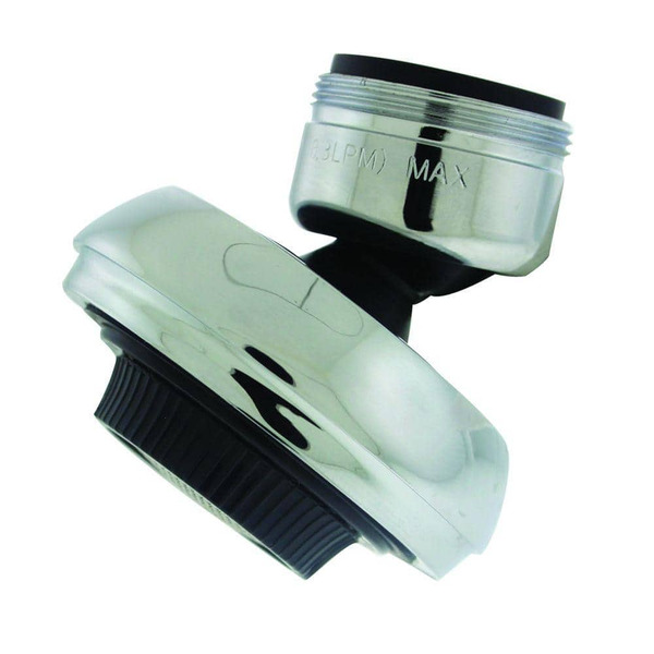 Bubble-stream 1.8 Gpm Dual-thread Swivel Spray Aerator, Chrome