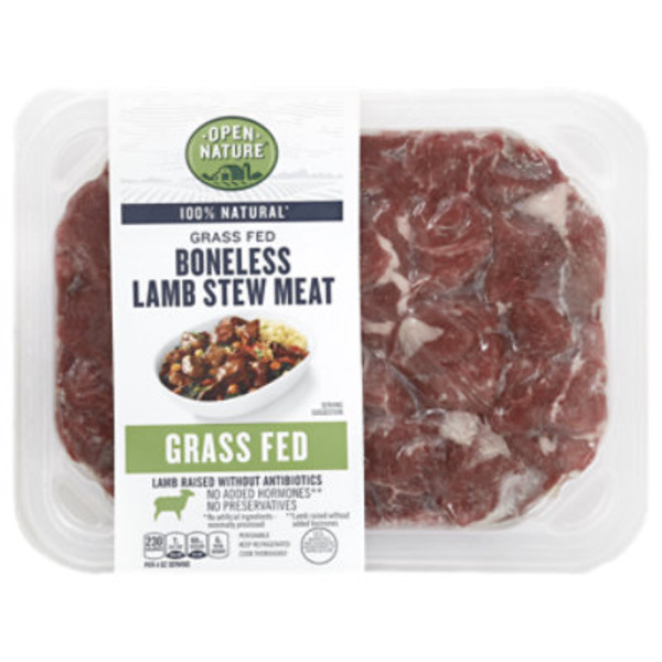 Open Nature Boneless Lamb Stew Meat