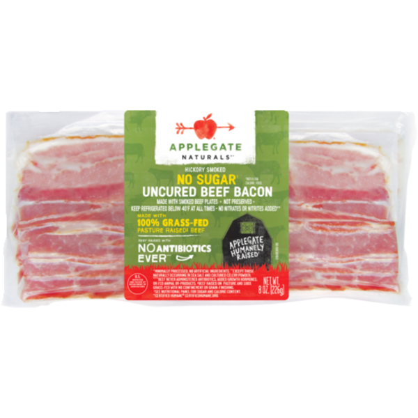 Applegate Hickory Smoked Uncured Beef Bacon No Sugar