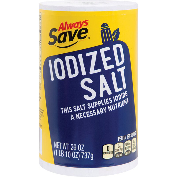 Always Save SALT IODIZED Same-Day Delivery or Pickup | Harps Food