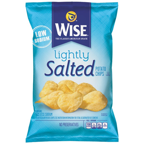 Wise Lightly Salted Potato Chips (7 oz) Instacart