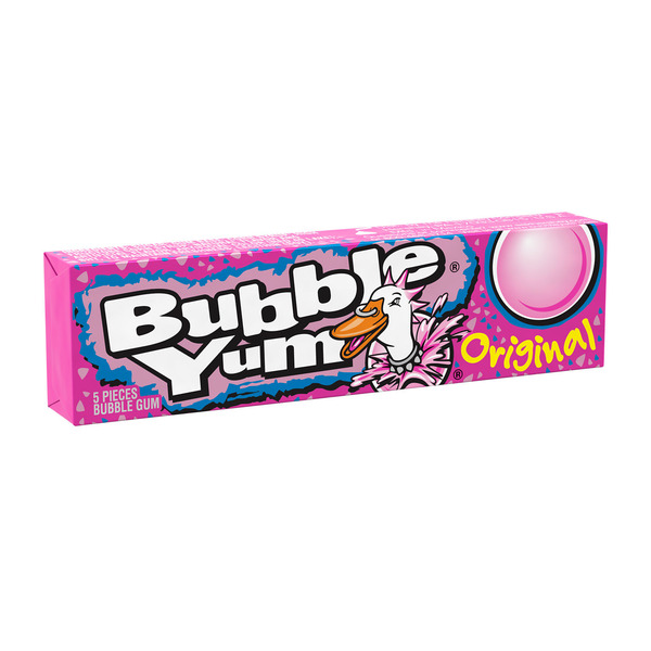 yum⭐︎ BUBBLE YUM Original Flavored Chewy, Bubble Gum Pack, 1.4 oz Same