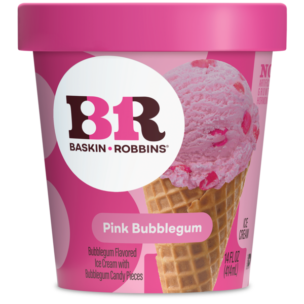 Baskin-Robbins Ice Cream Pink Bubblegum Same-Day Delivery