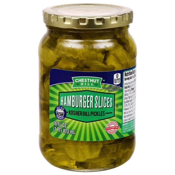 CHESTNUT HILL Hamburger Slices Kosher Dill Pickles