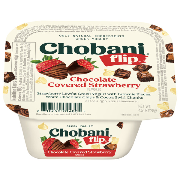 Chobani Yogurt, Chocolate Covered Strawberry, Greek Same-Day