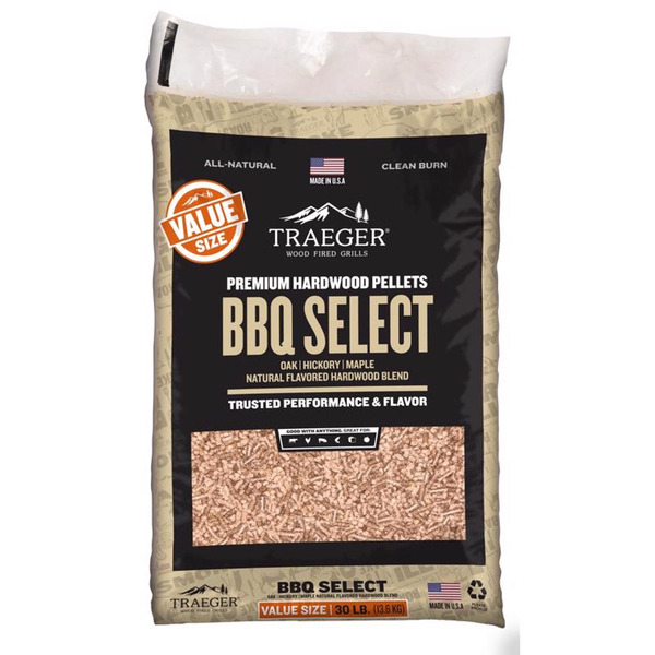 Traeger Premium BBQ Select Hardwood Pellets Value Size