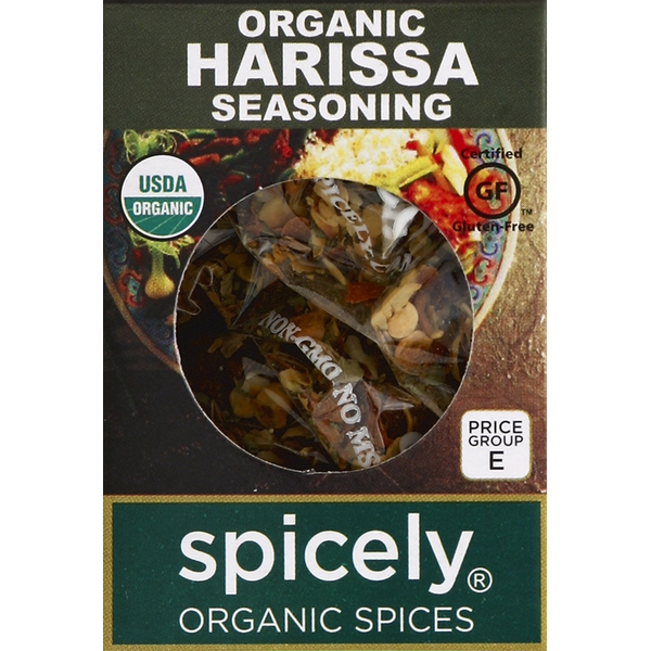 Spicely Organics Seasoning, Organic, Harissa