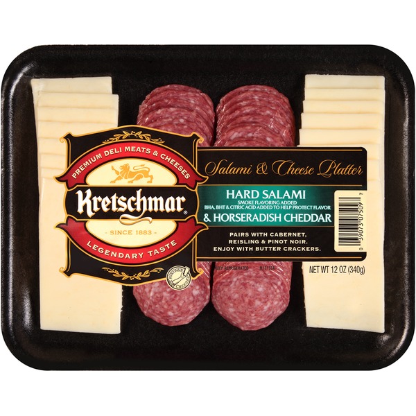 Kretschmar Hard Salami & Horseradish Cheddar Salami & Cheese Platter