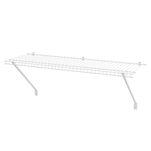 Closetmaid 36 In. W X 12 In. D White Steel Wire Closet Shelf