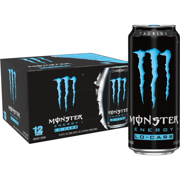 Monster Energy Monster LoCarb , Energy Drink, 12 Pack - 16