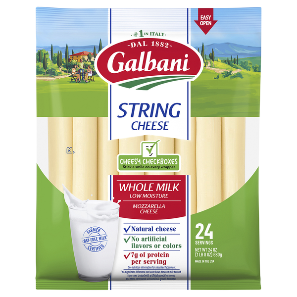 Galbani Whole Milk Mozzarella String Cheese