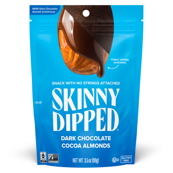 SkinnyDipped Dark Chocolate Cocoa Almonds
