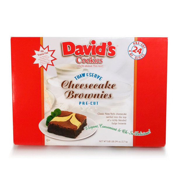 Frozen David's Cookies - Rocky Road Brownies - 24 ct