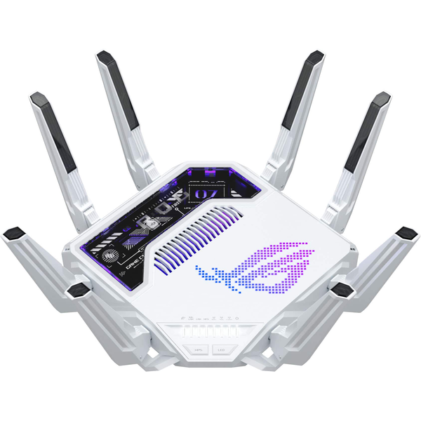 ASUS ROG Rapture Tri-Band Wi-Fi 7 Gaming Router - White