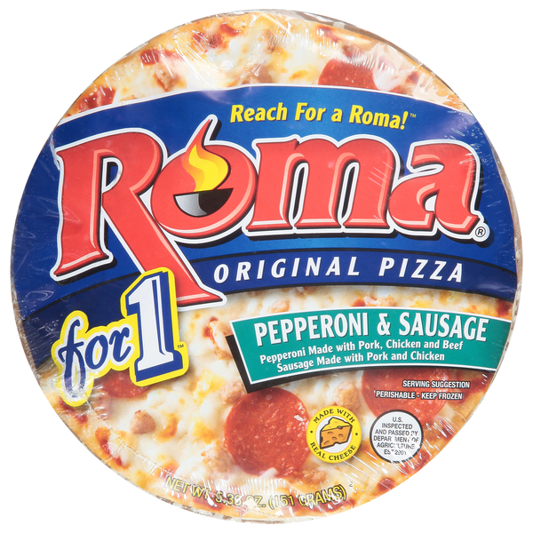 Roma Pizza, Pepperoni & Sausage Same-Day Delivery or Pickup