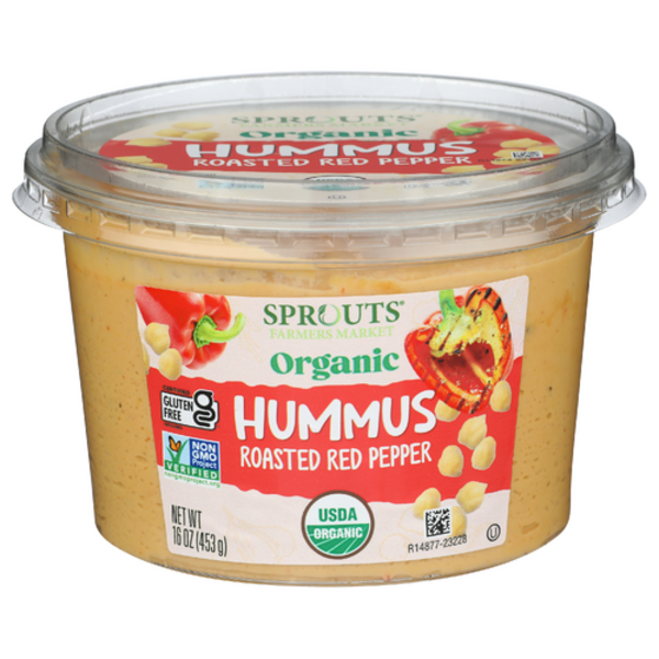 Sprouts Organic Roasted Red Pepper Hummus Same-Day Delivery or