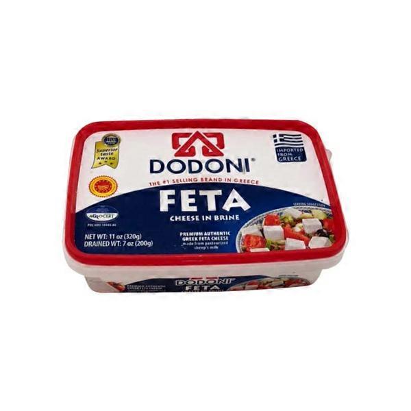 Dodoni Premium Authentic Greek Feta Cheese In Brine (11 oz) Instacart