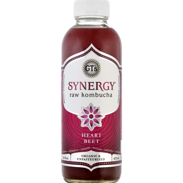 GTs Raw Kombucha, Heart Beet (16 oz) from Rainbow Grocery Instacart