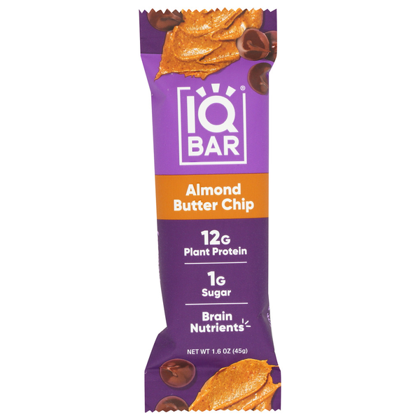 IQ BAR Almond Butter Chip Bar
