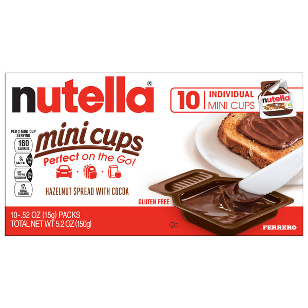 Nutella Chocolate Hazelnut Spread, Perfect Topping for Pancakes