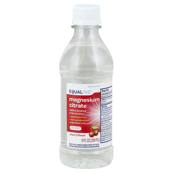 Equaline Magnesium Citrate, Oral Solution, Cherry Flavor (10 oz
